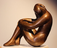 Myšlenka, bronz, 2013